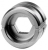 Кнопка e.lux.11651L.pn.aluminium одинарная "алюминий" с подсветкой ins0040099