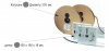 Щиток электрический HAGER GOLF внешней установки c прозрачной дверцей, 24 мод. (2x12) VS212TD