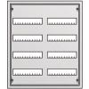 Шкаф e.mbox.stand.w.f1.04.z.e металлический, под 1-ф. электронный счетчик, 4 мод. встраиваемой с замком Enext s0100064