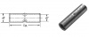DKC TD Перфорированный короб 50х50, шаг 12,5 мм, перфорация 5 мм, длина 2 м, серый 08107