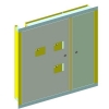 Шкаф e.mbox.stand.n.f1.16.z.e металлический, под 1-ф. электронный счетчик, 16 мод., Навесной, с замком Enext s0100069