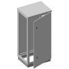 Шкаф e.mbox.stand.w.06.z металлический, под 6 мод. Встраиваемой с замком Enext s0100018