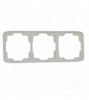 Розетка с заземлением двойная с рамкой белая REGINA (винт) 16А / 230В 13003403
