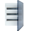 Щиток электрический HAGER GOLF внешней установки c прозрачной дверцей, 24 мод. (2x12) VS212TD