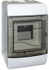 Щиток электрический HAGER GOLF внешней установки c прозрачной дверцей, 36 мод. (2x18) VS218TD