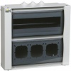 Шкаф e.mbox.stand.w.f1.08.z металлический, под 1-ф. счетчик, 8 мод. встраиваемой с замком Enext s0100004