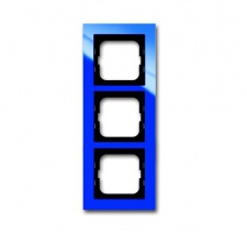 Рамка 3 поста Axcent синій, 1754-0-4345, ABB