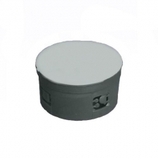 Коробка распределительная пластмассовая с крышкой (диаметр 70 мм) КРП-70