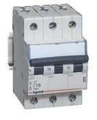 Автоматический выключатель Legrand TX3 6000 C 6A 3П 10kA