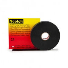 Scotch 23, самослип. резиновая изоляционная лента 19мм х 9,1м