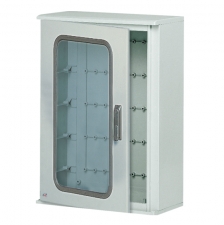 Шкаф с полиэстера с цоколем ORION Plus, IP65, прозрачные двери, 1200X600X300мм FL522B