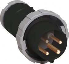 Вилка кабельна 32A, 3P+E, IP67, 480-500V, 50&60Hz, 7г, 332P7W, ABB