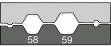 Матрица для коаксиальных соединителей Haupa RG 58-59-62-6