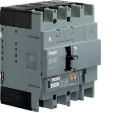 Автоматичний вимикач Hager h250, In=40А, 4п, 70kA, LSI