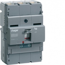 Автоматичний вимикач Hager x250, In=160А, 3п, 40kA, Трег./Мрег.
