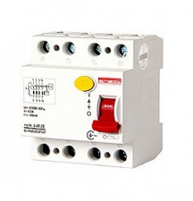 Выключатель дифференциального тока e.rccb.stand.4.25.10 4р, 25А, 10mA Enext
