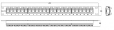 Патч-панель 19" -органайзер (40036-521 30) 3М