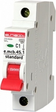 Модульный автоматический выключатель  e.mcb.stand.45.1.C5, 1р, 5А, C, 4.5 кА