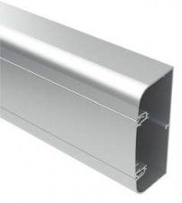 DKC Кабель-канал алюминиевый 90х50мм (с 1 крышкой), цвет серый металлик RAL9006