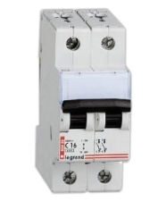 Автоматический выключатель Legrand DX3-E 6000 C 1A 2П 6kA