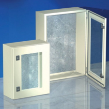 Навесной шкаф CE, с прозрачной дверью, 500x400x250мм, IP55