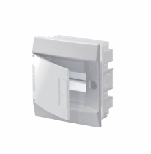 Щит встраиваемый Nedbox – со скругленной дверью белой RAL 9003 – 3 рейки – 36+6 модулей, автозажимные N и PE клеммы, Legrand