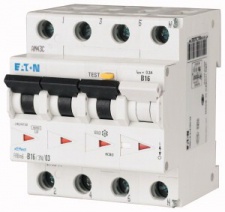 Дифференциальный автоматический выключатель Eaton FRBM6-D16/3N/003-A