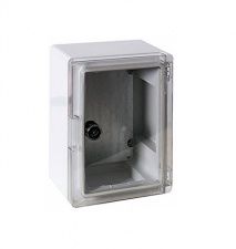 Шкаф ударопрочный из АБС-пластик e.plbox.210.280.130.tr, 210х280х130мм, IP65 с прозрачной дверцей Enext
