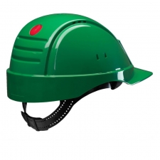 Каска защитная 3М, G2000CUV-GP с вентиляцией, зеленая, синтетическая