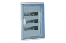 Щит встраиваемый Nedbox – с синей полупрозрачной скругленной дверью – 3 рейки – 36+6 модулей, Legrand