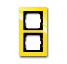 Рамка 2 поста Axcent жовтий, 1754-0-4335, ABB