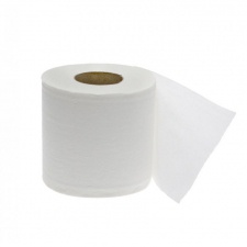 Туалетная бумага рулонная, белый 2-слойный 98/110
