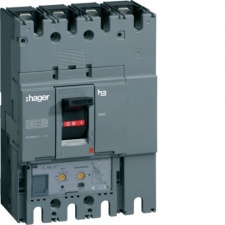 Автоматичний вимикач Hager h630, In=250А, 4п, 70kA, LSI