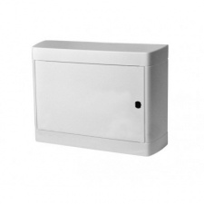 Накладной распределительный щит Nedbox – с белой дверью – 1 рейка×12 (+1) модулей, Legrand