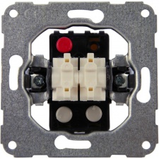 Механізм вимикача 2-клавішного (б/гвинт) 10А / 230В