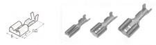 Плоские штепсельные гильзы Haupa луженые 0.5-1.25/2.8x0.8