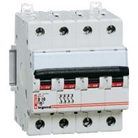 Автоматический выключатель Legrand DX3 6000 4П C 2A 10kA 