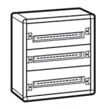Распределительный шкаф с металлическим корпусом XL³ 160 – для модульного оборудования – 3 рейки – 600×575×147, Legrand