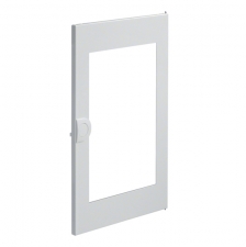 Двери белые с прозрачным окном для 2-рядного щита VOLTA VZ132N