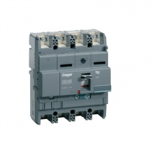 Автоматичний вимикач Hager x250, In=160А, 4п, 40kA, Трег./Мрег.