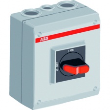 ABB OTP25B3M Выключатель-разъединитель 3Р 25A, резьба 4хМ25+2хМ1 6