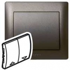 Galea Life Лицевая панель Выключателя управления роллетами (арт.775804 / 14) 2-клавишного; цвет Dark Bronze