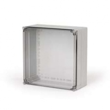 Cubo O 400 x 400 x 187 мм, глухая стенка, прозрачная крышка, PC, IP 66/67, вкл. рамная вставка