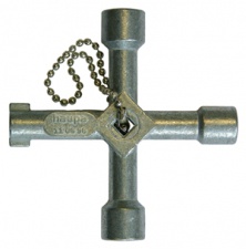 Универсальный ключ для распределительного шкафа, 72*72 мм Haupa