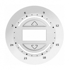 Legrand Celiane Лицьова панель вимикача програмуємого приводу штор/жалюзі/тентів (для арт.67621) Білий